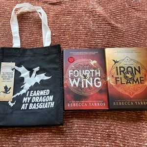 Fourth Wing and Iron Flame limited first editions